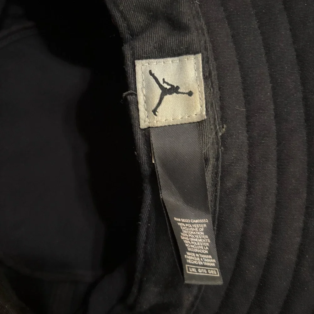 Jordan Jumpman Bucket Hat Black Red Embroidered Logo L XL Mens Sportswear